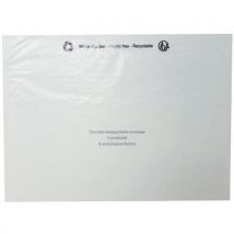 Pac List - Bolsa c5 de 228 x 165 mm em papel transparente neutro,