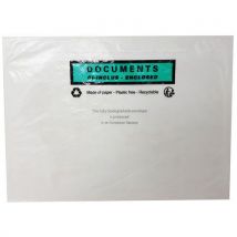Pac List - Bolsa c5 de 228 x 165 mm em papel transparente – doc. Incl.,
