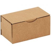 Ideal para Carga Leve e Volume Pequeno - Caixa de Expedição Kraft 160x80x80mm - Cartão Reciclado 90%
