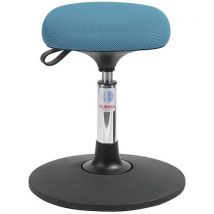 Global Professional Seating - Banco sway tetra-tecido 3d-azul claro baixo,