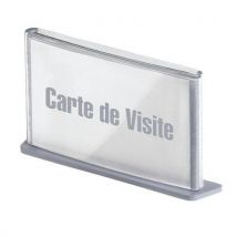 Paperflow - Placa de sinalização cinatur – cartão de visita em alumínio,