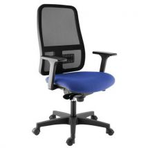 Sokoa - Cadeira escrit. Ergon. Com apoio para braços 3d buz – azul,