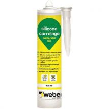 Weber Saint Gobain - Mástique para tijoleira – weberseal, branco, 300 ml,