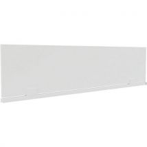 Quadrifoglio - Painel de fundo branco de 180 cm para secretária bench x4,