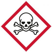 Systemtext - Marcação de tubagens ghs06 – tóxico – 40 mm – systemtext,