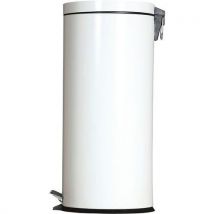 Probbax - Coletor com pedal – 30 l – branco – probbax,