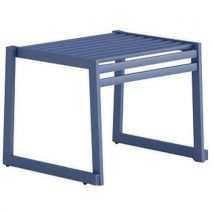 Urbantime - Banco sem espaldar em aço galvanizado azul – l: 60 cm,