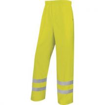Calças de Chuva Alta Visibilidade Amarelo XXL - Poliéster PU - EN 20471 - EPI - Delta Plus