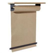 Desenrolador de Papel Kraft - 50cm Corte - Carvalho Preto - 1 Rolo - Robusto e Prático - Mottez