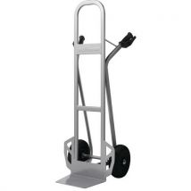Porta-cargas aço - Rodas pneumáticas - Capacidade 350 kg