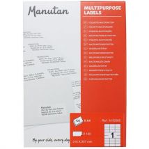 Etiquetas multifuncionais - Manutan