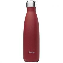 Qwetch - Garrafa isotérmica 500 ml vermelho granite,