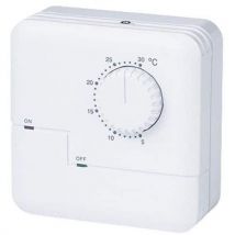Velamp - Termóstato analógico, quente/frio. Branco,