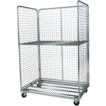 Italiana Contenitori - Content. Móv. Maxi em rede c/ 3 lados/1 prat. – 720x800x1800,