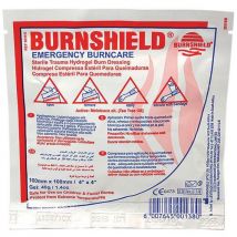 Burnshield - Compressa para queimaduras burnshield – 10x10 cm,