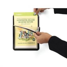 2 Unidades de Bolsa de exposição magnética A5 - Tarifold