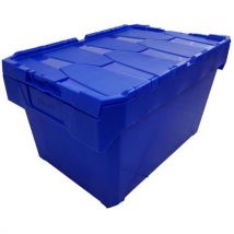 Plasgad - Caixa económica – tampa com aba dupla – 60 l,