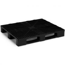 MDM - Conj. De 5 paletes pretas pesadas recicladas – 1000x1200 mm,