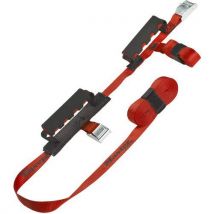 Master Lock - Correia cruzada com fivela de zamac e 2 pegas,