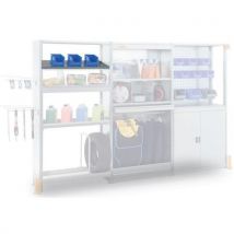 Manorga - Prateleira adicional inclinada adaptiv xl – 1250x500 mm,