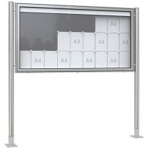 WSM - Vitrina de exposição – premium tn12 – 27 folhas – antracite,