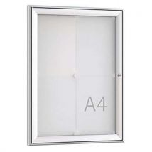 WSM - Vitrina de exposição fsk4 – porta rebatível – 4 folhas,