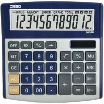 Desq - Calculadora grande desq business classy metálica cinzenta,