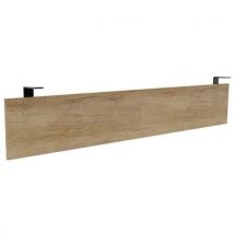 Buronomic - Painel fundo susp. Secr. – c200xp100 cm – preto/carv. Nebr.,