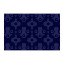Tapete de Entrada Royalty Azul 60cm x 90cm - Poliamida - Uso Moderado - Notrax