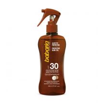 Babaria - Aceite bronceador solar en spray Coco 200ml - SPF30