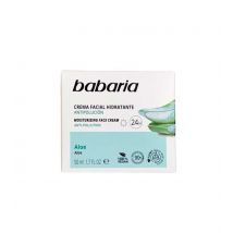 Babaria - Crema facial hidratante 24h - Aloe vera