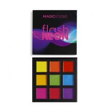 Magic Studio - Mini paleta de sombras de ojos Flash Neon