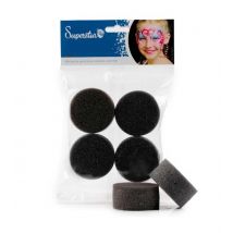 Superstar - Pack de 4 esponjas para Aquacolor - Eco