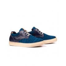 Masaltos.com Zapatos con alzas hombre modelo Pesaro azul