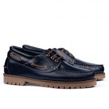 Masaltos.com Zapatos con alzas hombre Tronisco modelo Adriatico azul