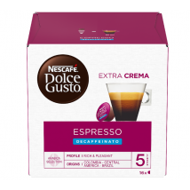 Nescafé Dolce Gusto pods Espresso Decaffeinato x 16 coffee pods