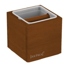 Joe Frex Classic brown wood Knock Box