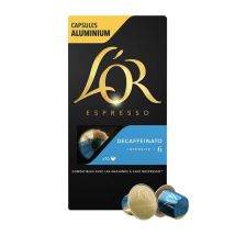 10 capsules L'Or Decaffeinato compatibles Nespresso - L'OR ESPRESSO - Sélection Marine (Déca)