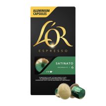 10 capsules compatibles Nespresso Satinato - L'Or Espresso - Sélection Rouge (Italien)