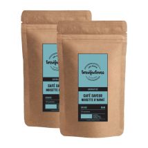 Les Petits Torréfacteurs - Hazelnut flavoured coffee beans - 250g (2x125g) - Flavoured Coffee,Flavoured Coffee