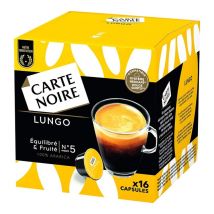 Carte Noire - 16 capsules compatibles Nescafe Dolce Gusto Lungo - CARTE NOIRE