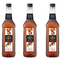 1883 - Maison Routin - Lot de 3 sirops pour professionnel Pumpkin Spice Bouteille plastique 3x1L - 1883 ROUTIN - Arômes naturels