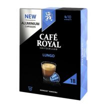 Café Royal 'Lungo' aluminium Nespresso compatible pods x 18