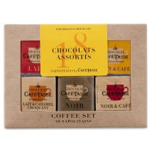 Café-Tasse - 18 Chocolats napolitains - Micro Coffee Set 6 saveurs - CAFE TASSE