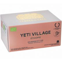 Terres de Café - 10 capsules Ethiopie Yéti Village Bio- compatible Nespresso - TERRES DE CAFE