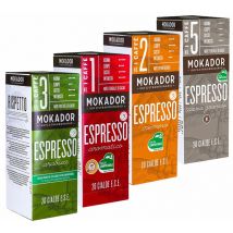 Mokador Castellari ESE pods x 80 - Discovery coffee pack