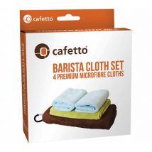 Cafetto - Chiffons microfibres pour professionnels x 4 - CAFETTO