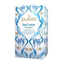 Pukka Feel New Organic Herbal Tea - 20 tea bags - Decaffeinated teas
