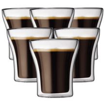 Bodum Set of 6 Assam double wall glasses - 20cl - Double wall