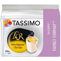 Tassimo pods L'Or Petit Déjeuner Classique - Family pack x 24 T-Discs
